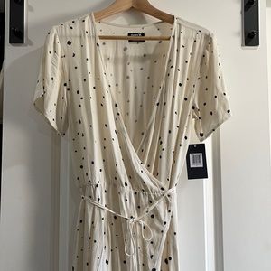 Hurley Dot Party Wrap Dress